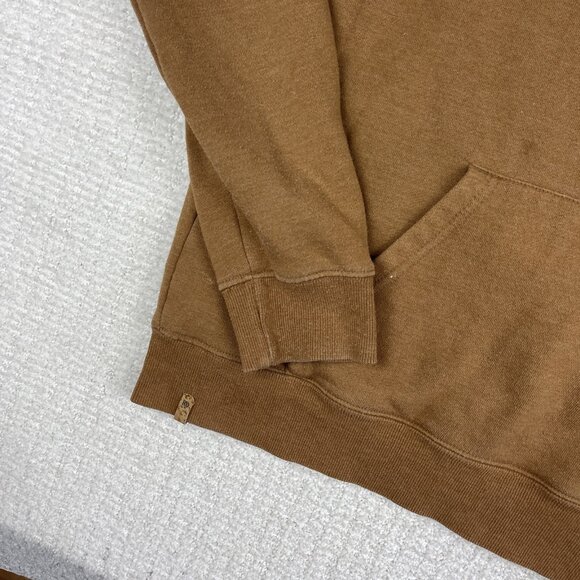 Ten Tree Juniper Trees Print Sky Forest Orange / Brown Hoodie Men Sz S Read* - Picture 5 of 16